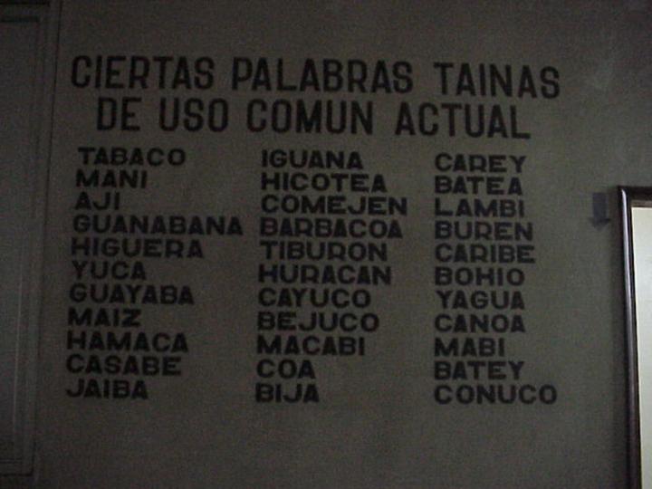 VOCABULARIO TAINO DE USO COMUN ACTUAL